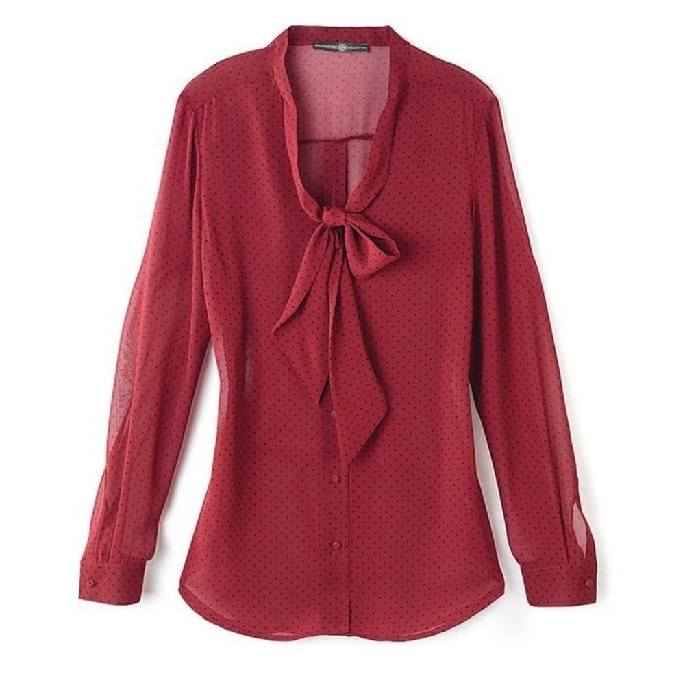 Avon Flirty Tie Neck Blouse